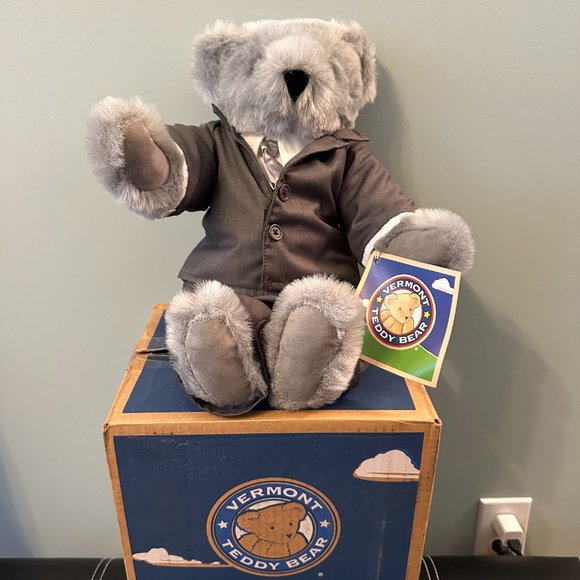 Limited Edition Vermont Teddy Bear Company 50 Shades of Grey Bear - Picture 6 of 8